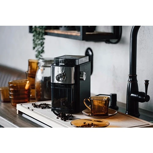 Coffee grinder Adler 4448, transparent/silver/black
