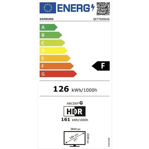 Samsung 77" S90D 4K OLED Smart TV