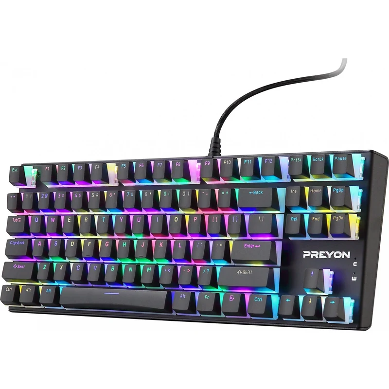 Keyboard Preyon Red Blitz Claw Gateron Red, English (US), black