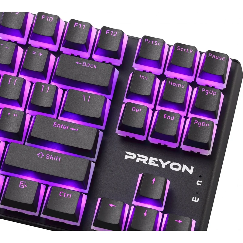 Keyboard Preyon Red Blitz Claw Gateron Red, English (US), black