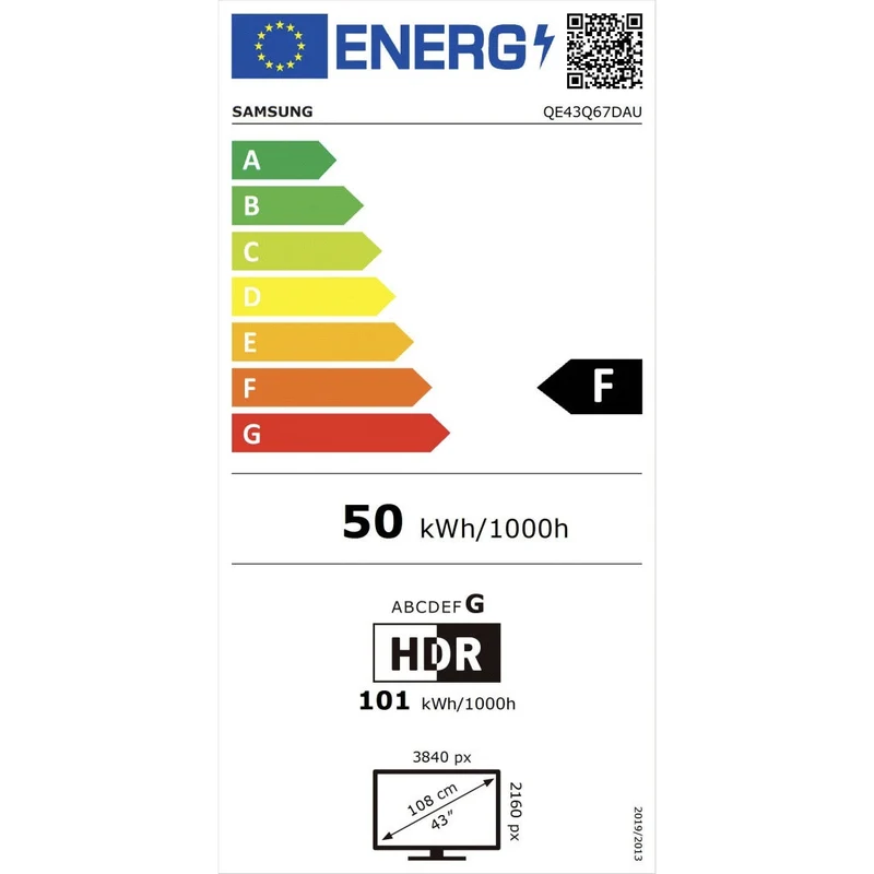 Samsung 43" Q67D 4K QLED TV