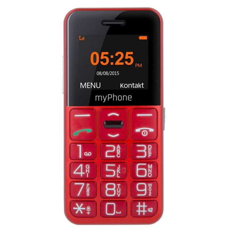 MyPhone Halo Easy Mobile Phone, Red
