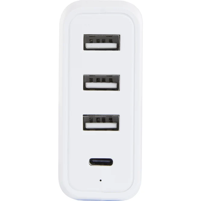 TechnoSmart 4-Port Fast Charger PD QC3.0