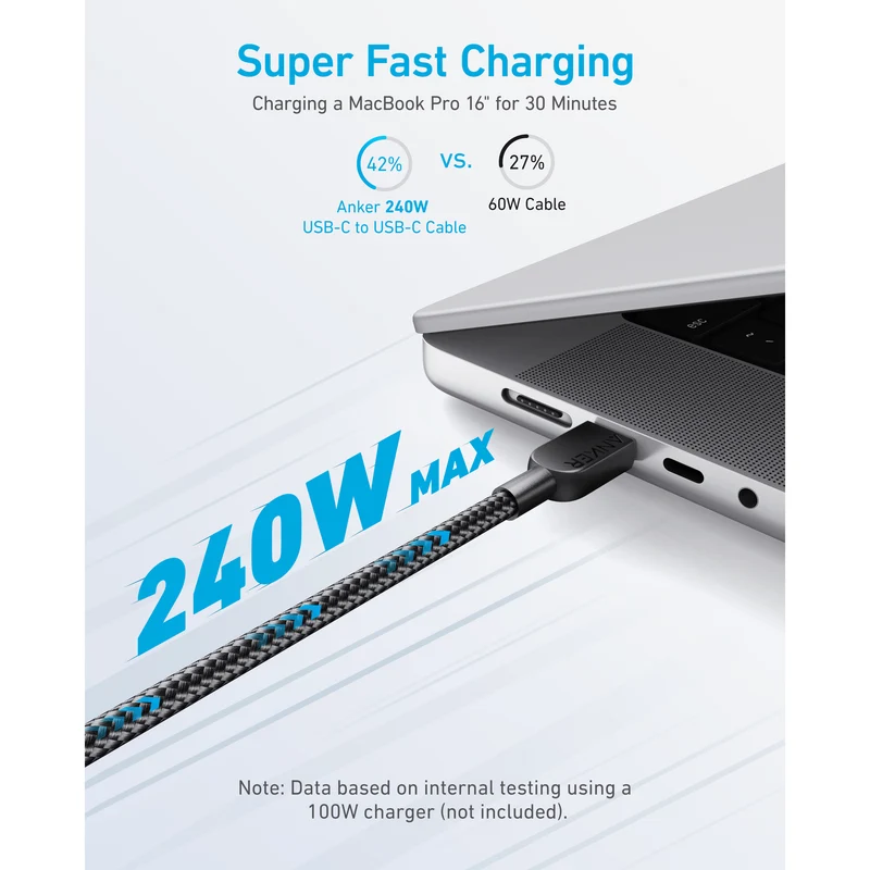 Anker 310 Cable USB-C-USB-C 0.9M 240W