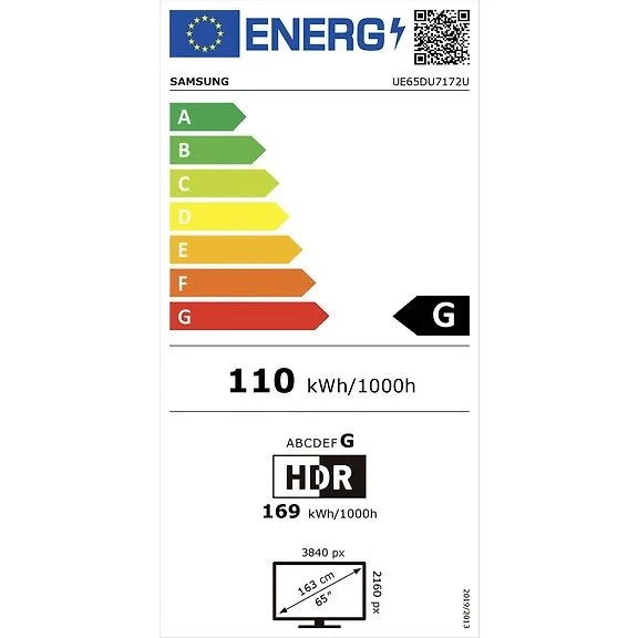 Samsung 65" DU7172 – 4K LED TV