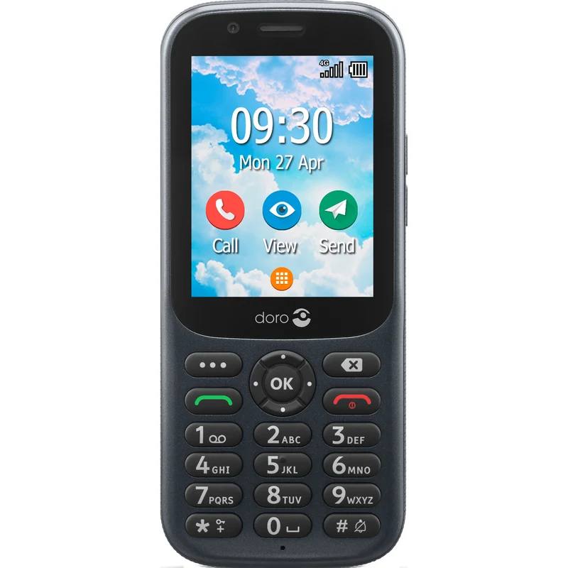 Doro 731X 4G Mobile Phone, Graphite