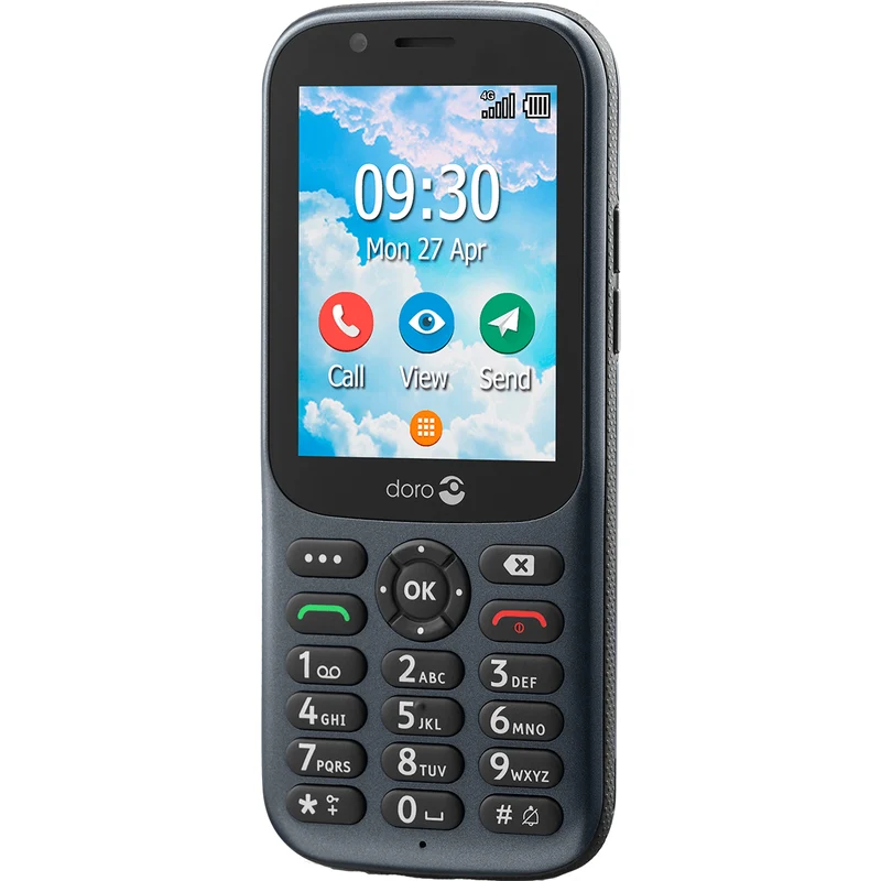 Doro 731X 4G Mobile Phone, Graphite