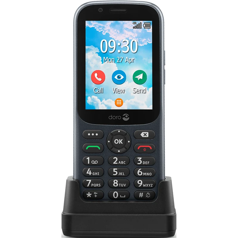 Doro 731X 4G Mobile Phone, Graphite