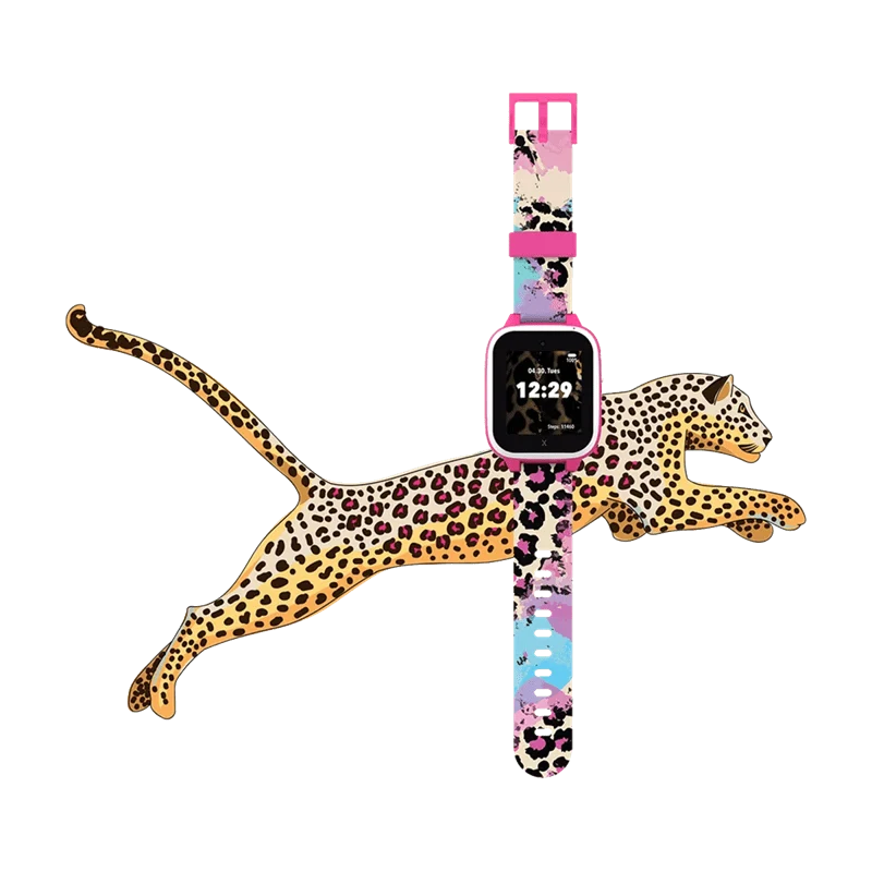Xplora XGO2/XGO3 Strap, Leopard Pink