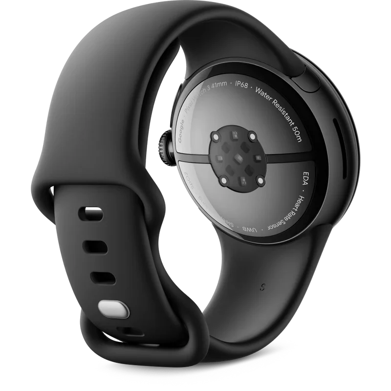 Google Pixel Watch 3 Smartwatch, 45mm, Black/Obsidian