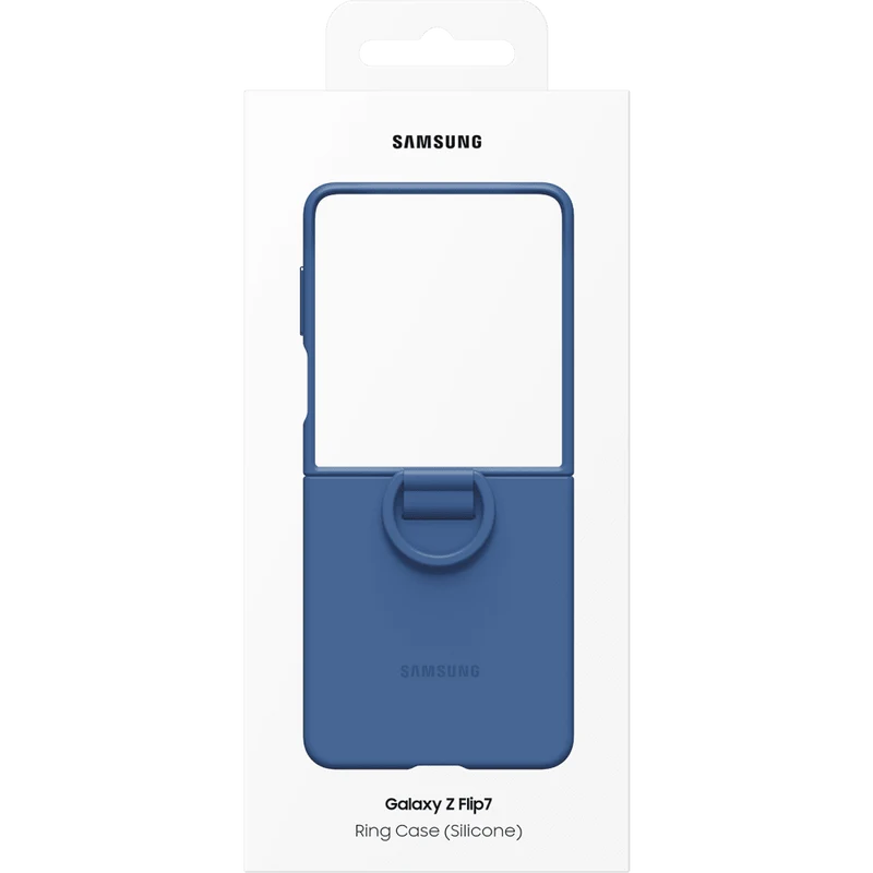 Samsung Z Flip7 Ring Case, Blue
