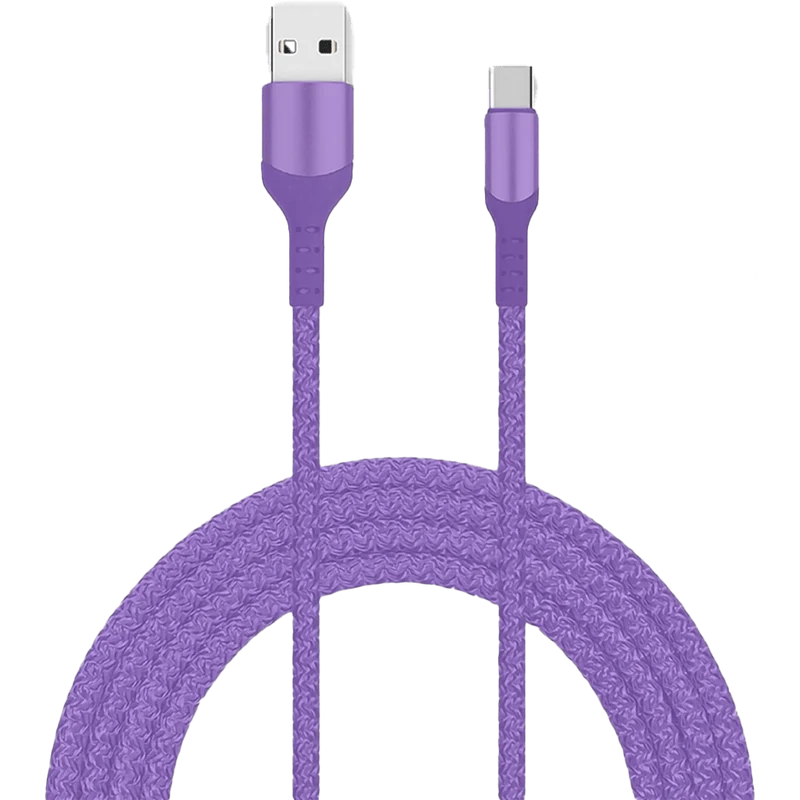 Livia USB-C to USB-A Cable, Purple