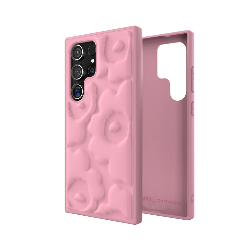 Samsung X Marimekko 3D Case S24 Ultra Pink