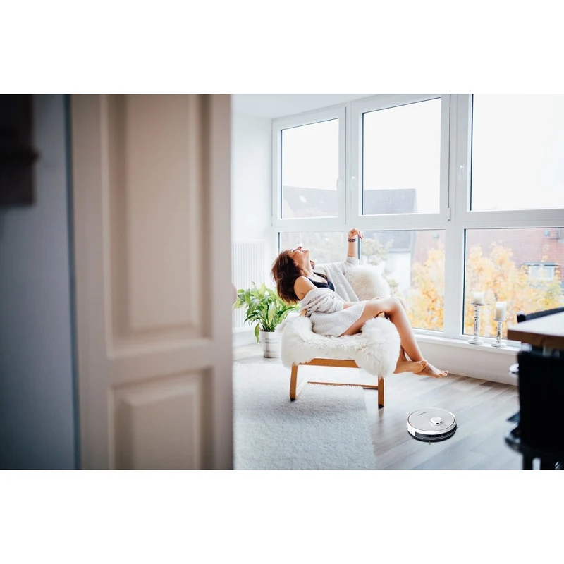 Mamibot ExVac880 T+ Robot Vacuum Cleaner, White