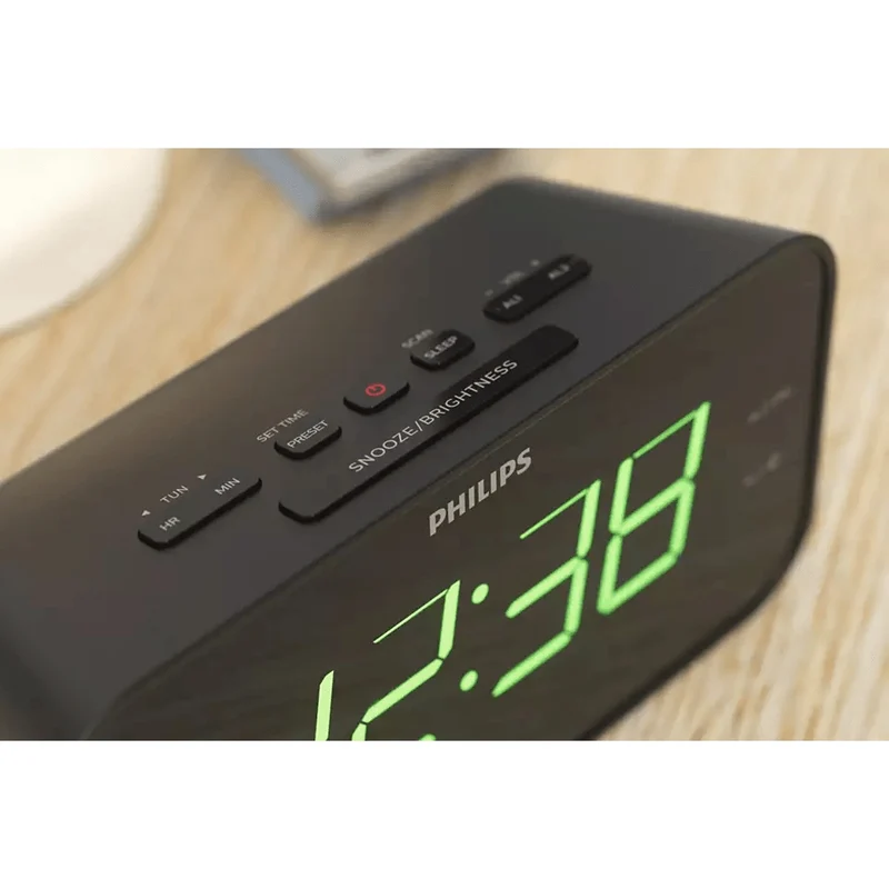 Radio alarm clock Philips TAR3306/12, black