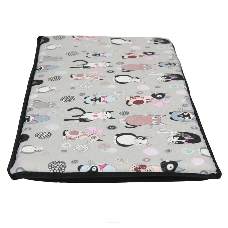 Kattdyna bädd för fönsterbräda 25x55cm Bertoni CATNIP mönster