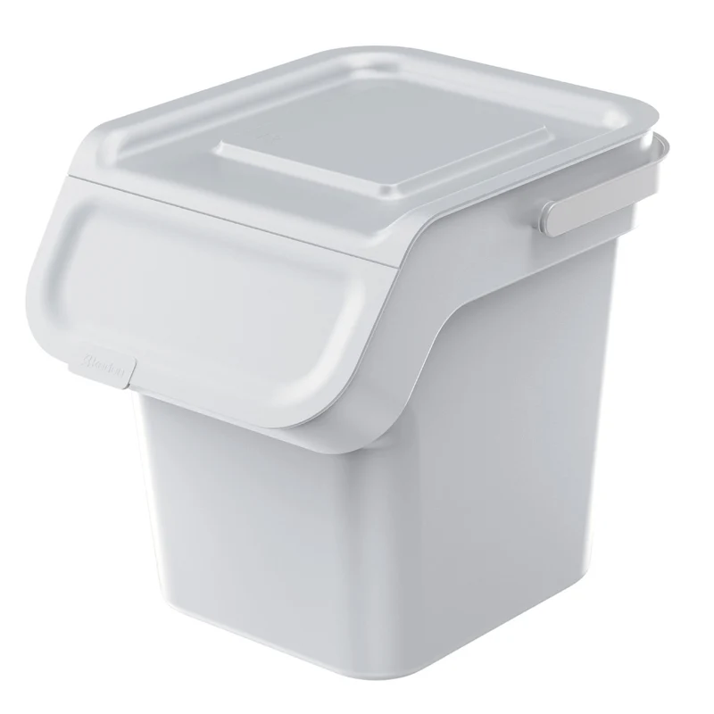Papperskorg Keden, aktivt kolfilter, 20 liter, aska, Kaddi Q