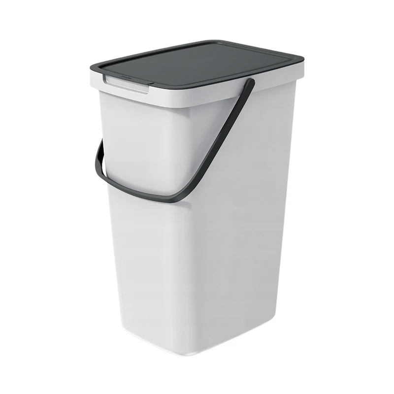 Källsorteringsbehållare 20l Keden Systema Q färg ask