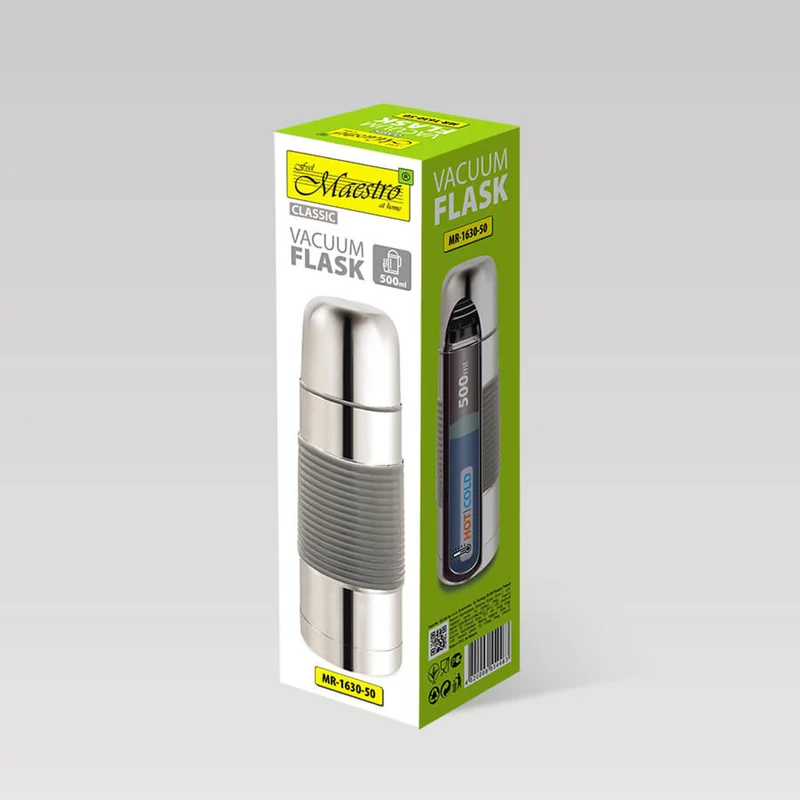 Thermos 500ml Maestro MR-1630-50 25x7cm rostfritt stål