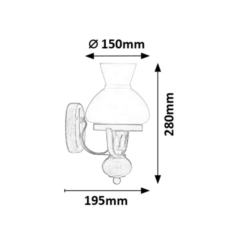 Vägglampa RABALUX PETRONEL 7077 för vardagsrum, matsal och sovrum, 2 st