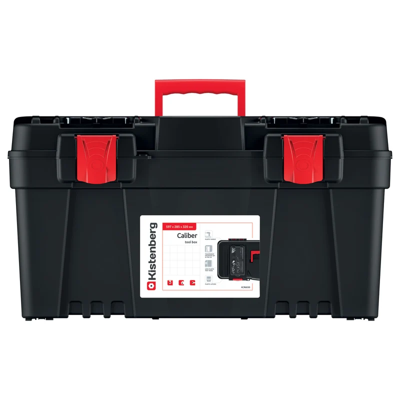 KISTENBERG CALIBER 60 KCR6030 Verktygslåda med handtagslockfack 60 cm Robust ABS polykarbonat