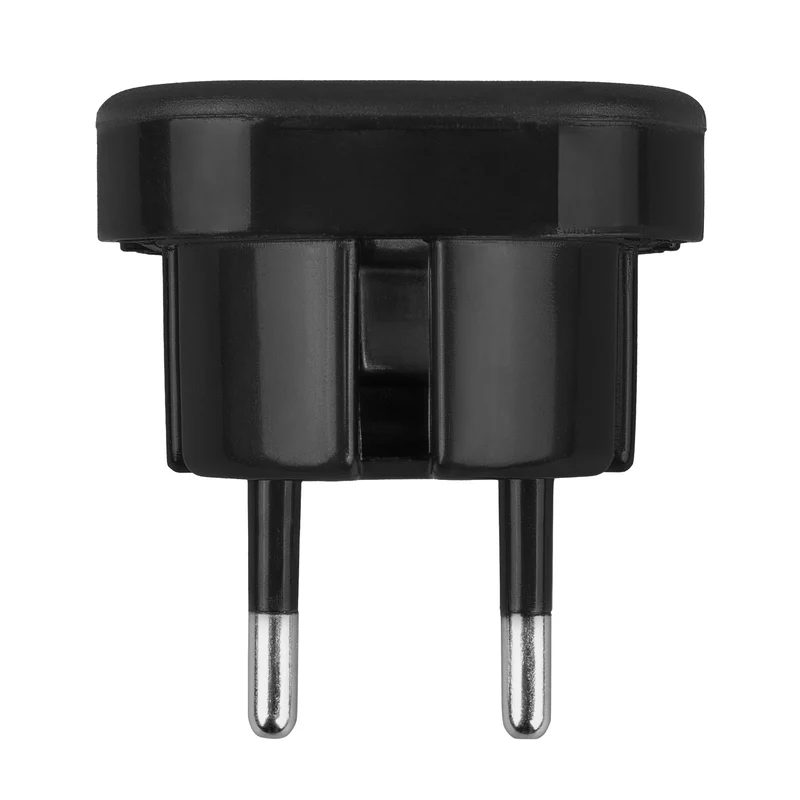 Maclean UK-uttag till EU-kontaktadapter, svart, MCE72, 4 st