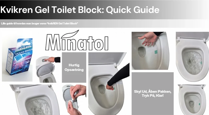 KvikREN toilet duftblok