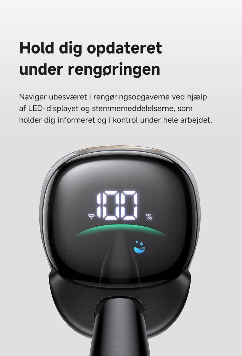 Mova X4 Pro Silver – Gulvvasker med 80°C varmt vand