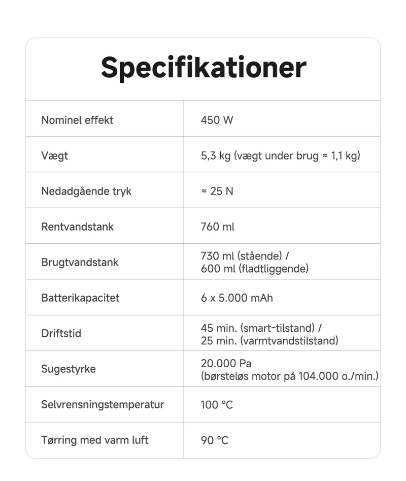 Mova X4 Pro Silver – Gulvvasker med 80°C varmt vand