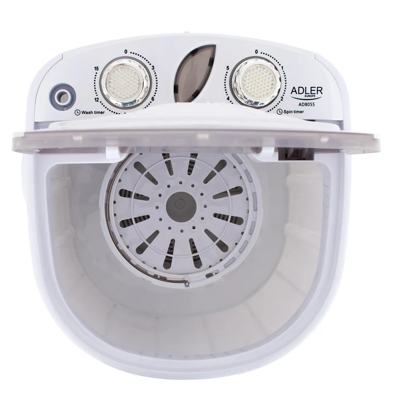Bärbar turisttvättmaskin Adler AD 8055 150W 3 kg 1 kg