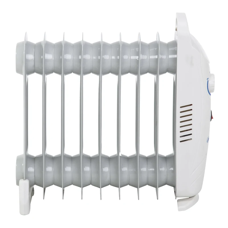Mesko oljevärmare, 9 lameller, 1000W, temperaturreglering, grå, MS 7805