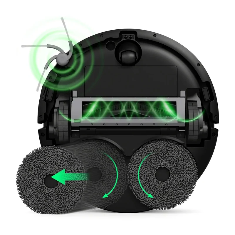 iRobot Roomba® Plus 515 Combo Robot + AutoWash™ Dock – Sort eller Hvid