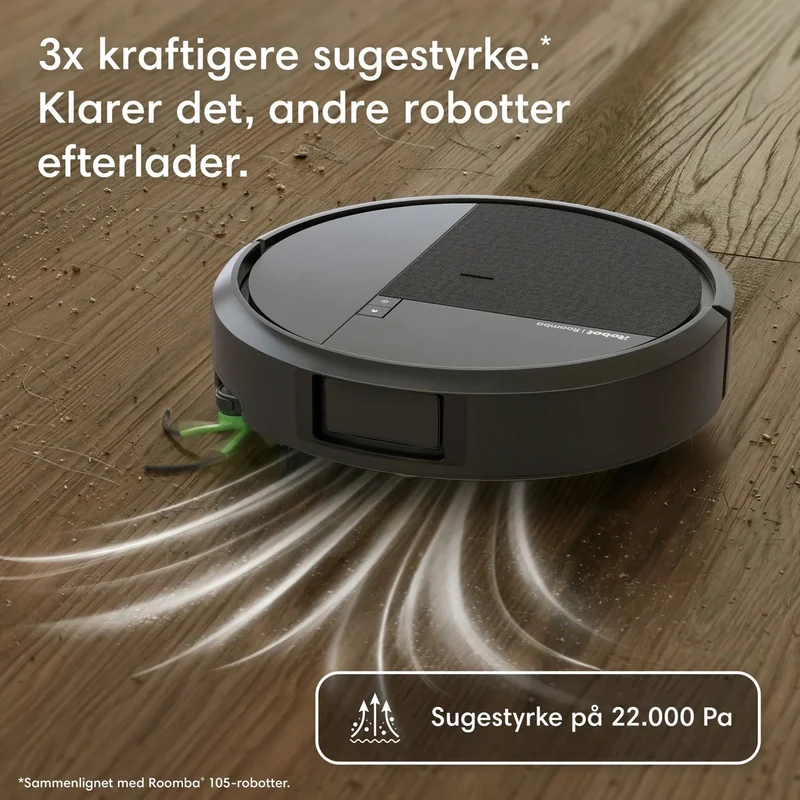 iRobot Roomba® Plus 515 Combo Robot + AutoWash™ Dock – Sort eller Hvid
