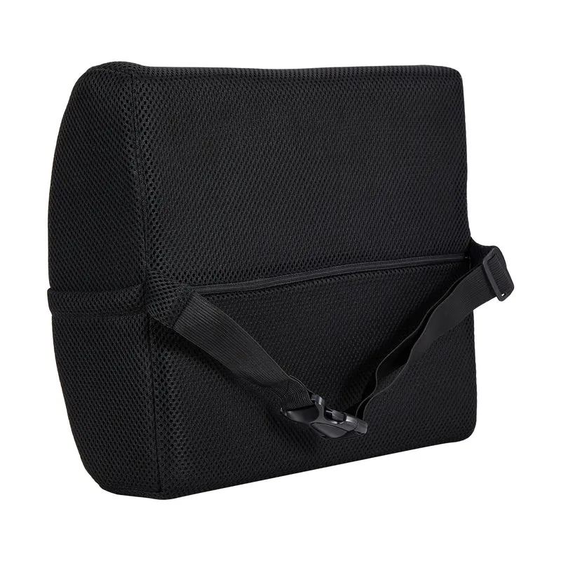 Promedix-ryggkudde av formminnesskum, 34x31x12 cm, skumdensitet: 50D, PR-216