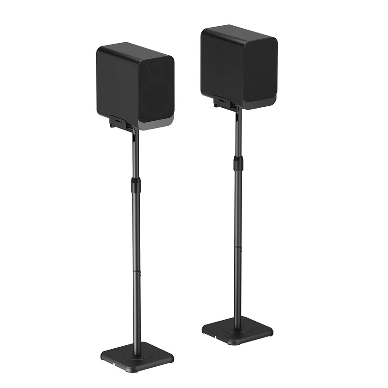 Set med golvstativ för Maclean-högtalare, universella, justerbara i höjdled och i sidled +10°–10°, max. 5 kg, MC-916