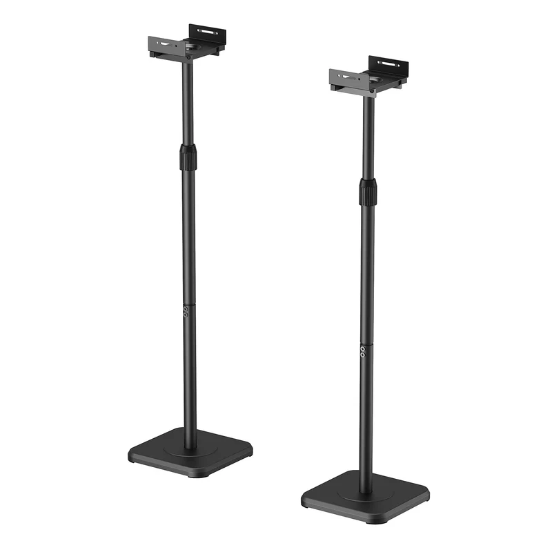 Set med golvstativ för Maclean-högtalare, universella, justerbara i höjdled och i sidled +10°–10°, max. 5 kg, MC-916