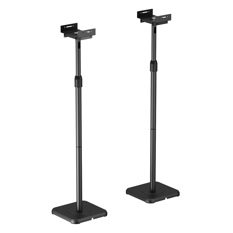 Set med golvstativ för Maclean-högtalare, universella, justerbara i höjdled och i sidled +10°–10°, max. 5 kg, MC-916