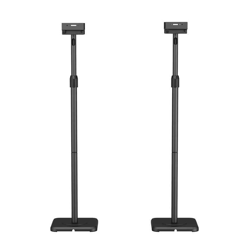 Set med golvstativ för Maclean-högtalare, universella, justerbara i höjdled och i sidled +10°–10°, max. 5 kg, MC-916