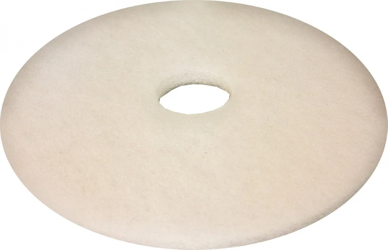 Rondeller / Floorpads hvide 10" til 21"