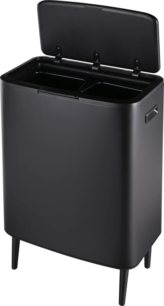 Laguna Affaldsspand 2 x 30 liter – Sort med push-låg