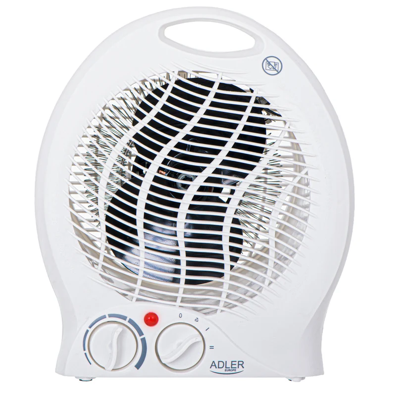 Adler värmefläkt, termostat, fläktfunktion, 2000W, vit, AD 7728