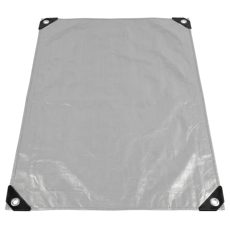 Silverfärgad presenning 120 g, 4 x 6 m, VA0476, vattentät, Vayox