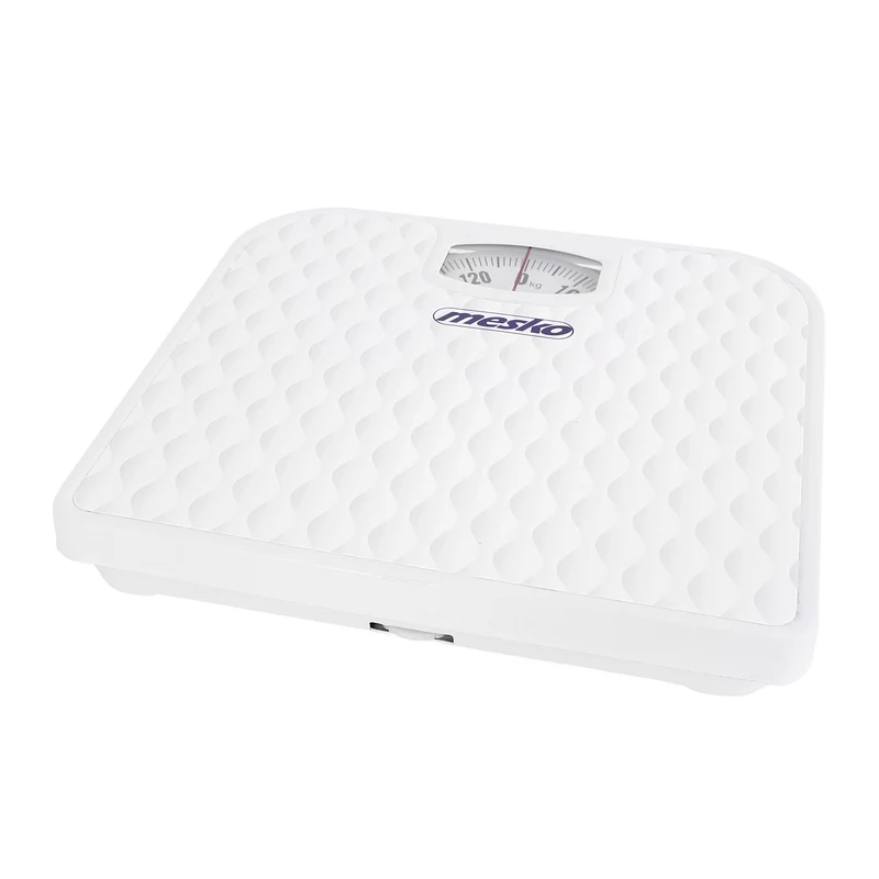 Mesko MS 8160 Mekanisk Personvåg 130 kg Kapacitet Vit