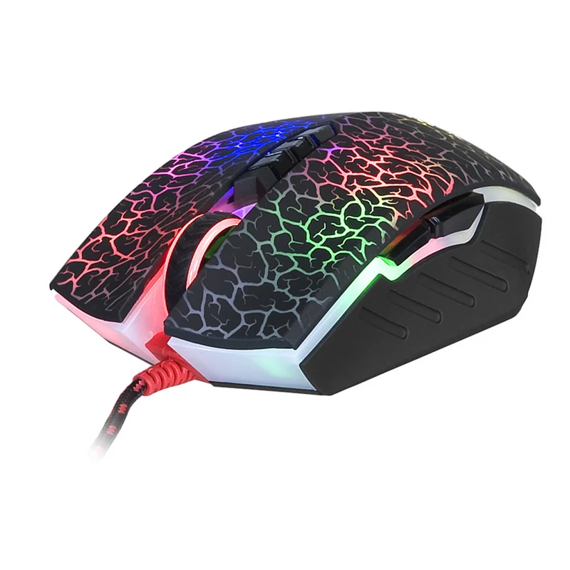 A4TECH BLOODY mus, 6200 DPI, 8 knappar, gaming, Blazing A70 Aktiverad