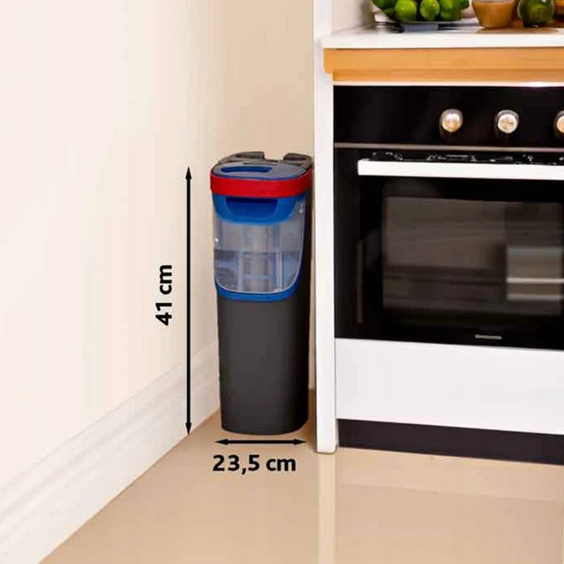 Vileda H2prO flatmopp, 100% separering av rent och smutsigt vatten, två behållare, mikrofiberrondell, 360° spets, 175774