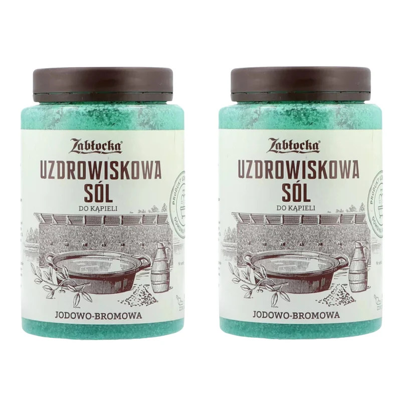 Zabłocka kurortsalt, jod-bromhaltigt, för bad, 1,2 kg – 2 stycken