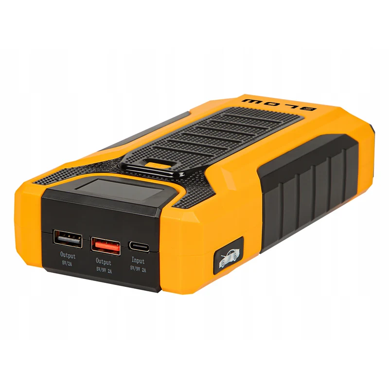 Jump Starter Blow, fungerar som powerbank och ficklampa, ström – startström 600 A, toppström 1 000 A, kapacitet 30 000 mAh, 81-203#