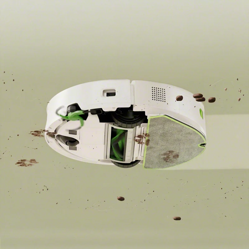 iRobot Roomba Combo+ 115 robotstøvsuger med vask og tømmestation – sort eller hvid