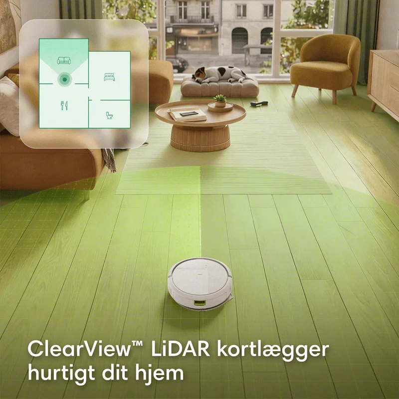 iRobot Roomba Combo+ 115 robotstøvsuger med vask og tømmestation – sort eller hvid