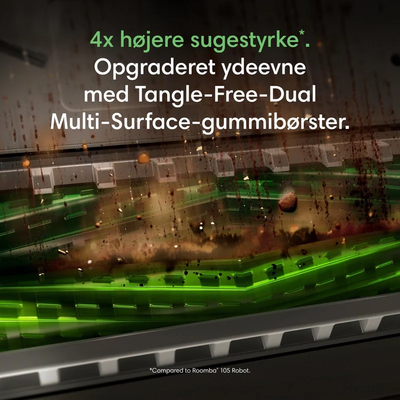 iRobot Roomba® Max 775 Combo-robot + AutoWash™-dock – Sort eller Hvid